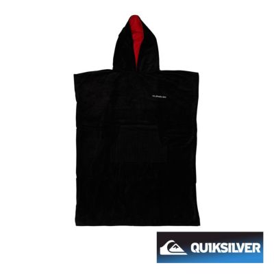 QUIKSILVER クイックシルバー ポンチョ 着替え サーフィン ダイビング ビッグサイズ サーフポンチョ タオルポンチョ お着替えポンチョ サウナポンチョ バスタオル タオルメンズ 110 × 81 QTW241325 HOODY TOWEL
