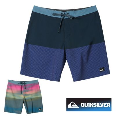 QUIKSILVER クイックシルバー ボードショーツ サーフパンツ サーフショーツ サーフィン メンズ 撥水 ストレッチ ベルクロ 19インチ AQYBS03629 HIGHLINE STRAIGHT LEG 19