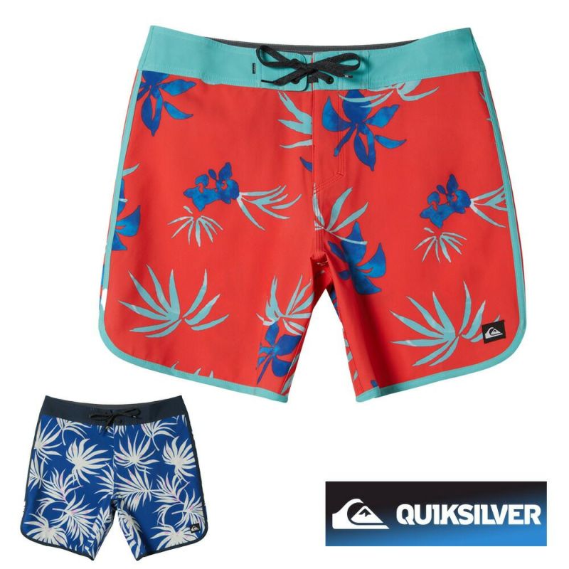 QUIKSILVERクイックシルバーボードショーツサーフパンツサーフショーツサーフィンメンズ撥水ストレッチ18インチAQYBS03630SURFSILKSCALLOP18