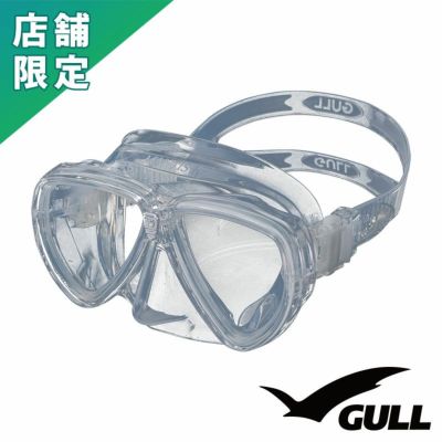 GULL マンティスLV クリアシリコン スーパークリアレンズ 度付きレンズ対応 GM-1245C ダイビング マスク