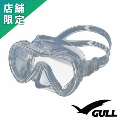 GULL ヴェイダー クリアシリコン スーパークリアレンズ 度付きレンズ（オーダー）対応 GM-1255C ダイビング マスク