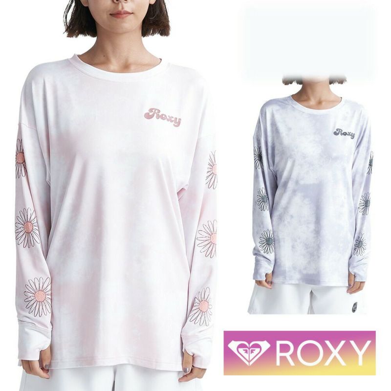 ROXYロキシーラッシュガードレディースuvガードuvカット長袖体型カバーカバーアップ大きめ30代40代50代プールRLY241031FEELFREEL/SRASH