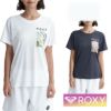 ROXYロキシーラッシュガードレディースTシャツuvガードuvカット半袖体型カバーカバーアップ大きめシンプル無地30代40代50代プールRLY241036SIMPLYBOTANICALS/SRASH