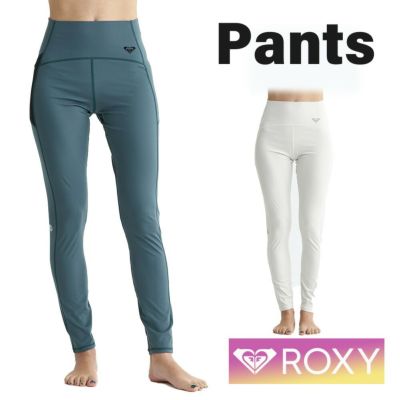 ROXY ロキシー Pants レギンス ウェットスーツ インナー レディース レギンス  おしゃれ かわいい シンプル 無地 フィットネス ジム ヨガ ピラティス 30代 40代 50代 ビーチ  プール RPT241514 SIMPLY CALM LEGGINGS