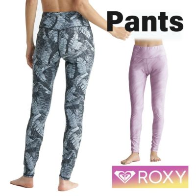 ROXY ロキシー Pants レギンス ウェットスーツ インナー おしゃれ かわいい シンプル 無地 フィットネス ジム ヨガ ピラティス 30代 40代 50代 ビーチ プール RPT241508 SPIRITED LEGGINGS