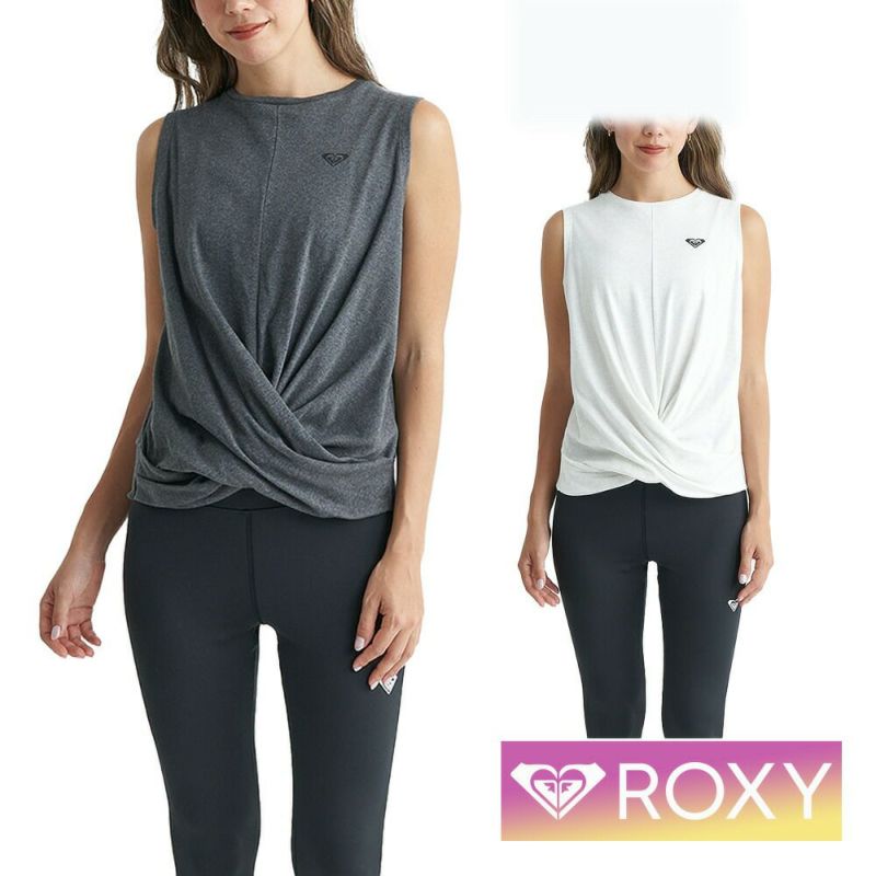 ROXYロキシーTopsOtherTシャツレディースタンクトップノースリーブおしゃれかわいいシンプル無地フィットネスジムヨガピラティス30代40代50代ビーチプールRSL241532PEACEFULMIND