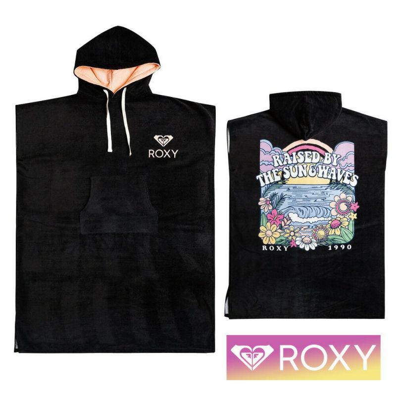 ROXYロキシーポンチョサーフポンチョタオルポンチョお着替えポンチョサーフィンポンチョサウナポンチョバスタオルタオルお着換えレディースビーチプールおしゃれかわいいERJAA04265INFINITELAGOON