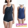 ROXYロキシー水着スイムウェアビキニレディース2ピース体型カバーサーフパンツショートパンツセパレートおしゃれかわいいシンプル無地タンクトップカバーアップフィットネスジム30代40代50代ビーチプールRSW241007DEEPWATER