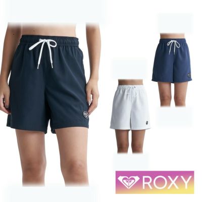 ROXY ロキシー ボードショーツ サーフパンツ ショートパンツ パンツ レディース  無地 シンプル ミドル丈 体型カバー カバーアップ 水陸両用 30代 40代 50代  プール  RBS245013 LUNCH CALM