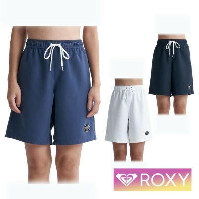 ROXY ロキシー ボードショーツ サーフパンツ ショートパンツ パンツ レディース   無地 シンプル ロング丈 体型カバー カバーアップ 水陸両用 30代 40代 50代  プール  RBS245016 EVENING CALM