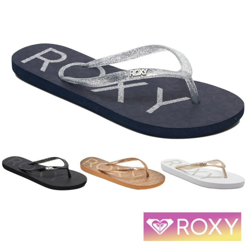 ROXYロキシーサンダルビーチレディースぺたんこ歩きやすいフラットかわいいおしゃれビーチプールシュノーケリングARSD241873VIVASPARKLE