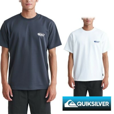 QUIKSILVER クイックシルバー ラッシュガード サーフィン メンズ 吸水 速乾 ストレッチ 半袖 Tシャツ QLY242004 LINE UP  SS