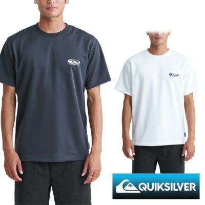 QUIKSILVER クイックシルバー ラッシュガード サーフィン メンズ 吸水 速乾 ストレッチ 半袖 Tシャツ QLY242004 LINE UP SS