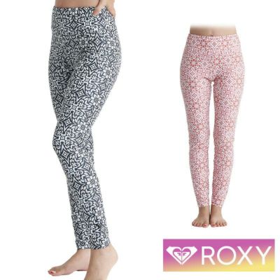 ROXY ロキシー ラッシュガード かわいい トレンカ レギンス レディース  ウェットスーツ インナー uvガード uvカット シュノーケリング  プール RLY242017 FRESCO TILE LEGGINGS