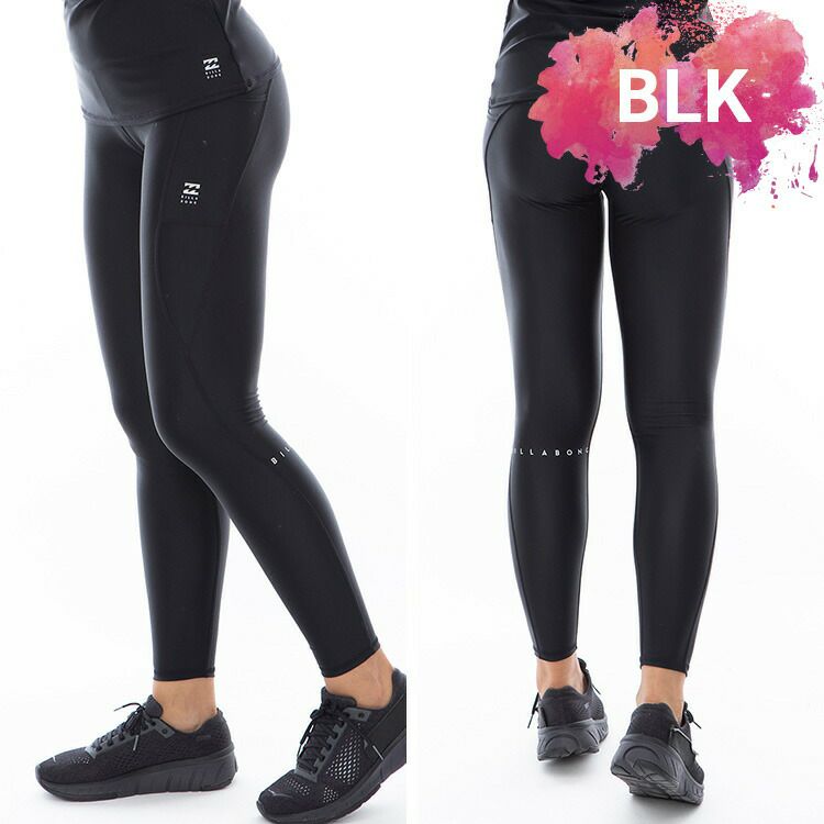 BILLABONG ビラボン レディース レギンス ウェットスーツ インナー フィットネス ジム ヨガ ピラティス おしゃれ かわいい  BE013892 ACTIVE LEGGINGS