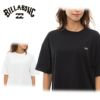 BILLABONGビラボンレディースTシャツ半袖サーフブランドロゴシンプル体型カバーママおしゃれかわいいBE013864LOGOS/STEERASH