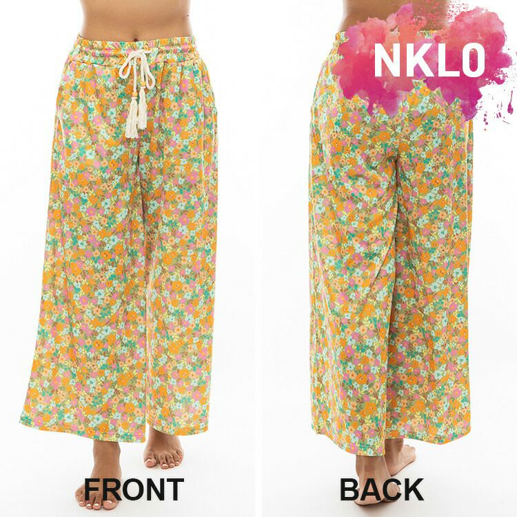 BILLABONGビラボンレディース花柄花柄パンツパンツロングパンツサーフブランドおしゃれかわいいBE013870UTILITYEASYLONGPANTS