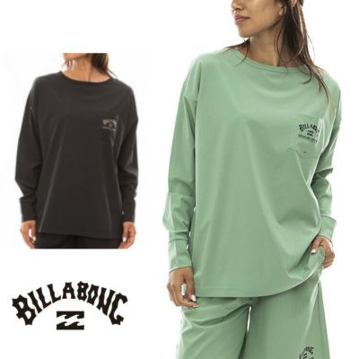 BILLABONG ビラボン レディース ロングTシャツ 長袖 サーフブランド ロゴ シンプル  しゃれ かわいい BE013877 ADIV UTILITY L/S TEE