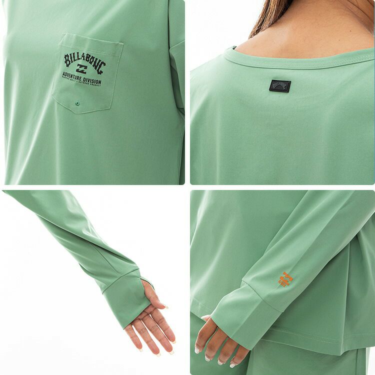 ビラボン Billabong レディース   ADIV LOGO WARM LS TEE ロンＴ 長袖Tシャツ be014058 楽天市場】ビラボン Billabong レディース ADIV LOGO WARM LS
