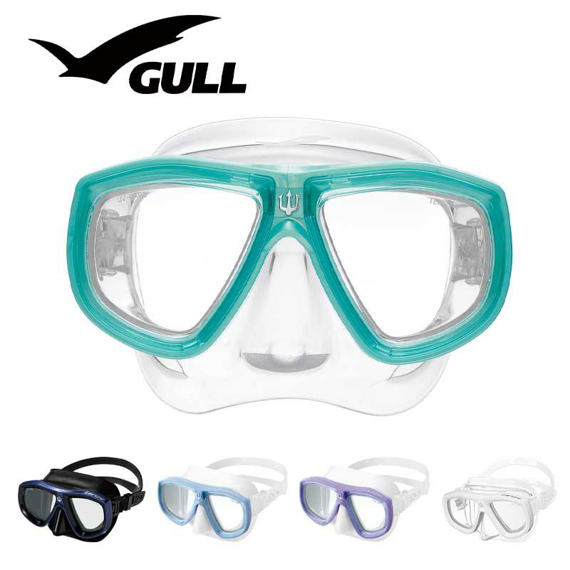 ダイビングマスクGULLガルLANZEランツェGM-1272Bシリコンマスク軽機材水中メガネ二眼ダイビングスキューバスキューバダイビングスクーバスクーバダイビングマスク