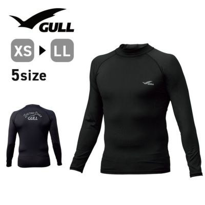 肌のシミ・シワを防ぐ<br>ラッシュガード GULL ガル GW-6523A UPF50 メンズ UVカット