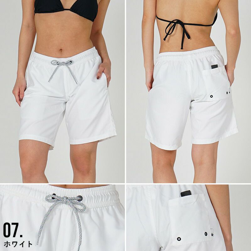 サーフパンツレディースロング水着HeleiWahoヘレイワホボードショーツVOLLEYハーフパンツ大きいサイズ水陸両用体型カバーショートパンツフィットネスジムウェア