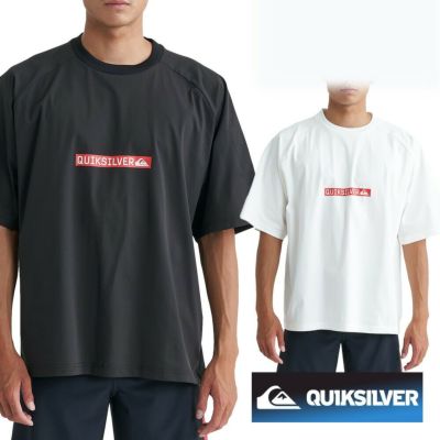 QUIKSILVER クイックシルバー ラッシュガード サーフィン メンズ 吸水 速乾 ストレッチ 半袖 Tシャツ QLY241011 GLWV CLICKER LOGO SS