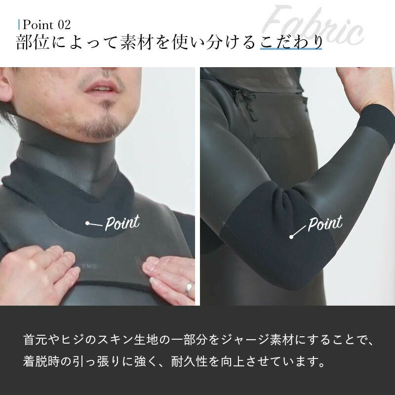 セミドライスーツ5mm×4mm×3mmウェットスーツサーフィンHeleiWaho裏起毛スキンジャージストレッチウエットスーツセミドライスーツ防寒保温