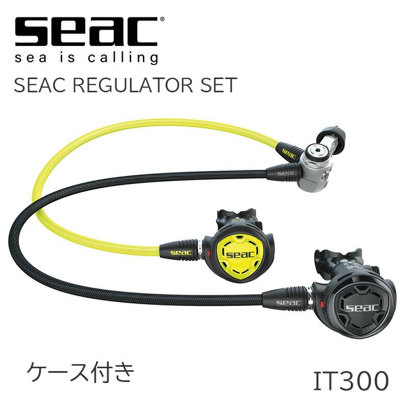 レギュレーター オクトパス セット SEAC シアック スキューバダイビング 重器材 IT300 セット スクーバダイビング BCDジャケット