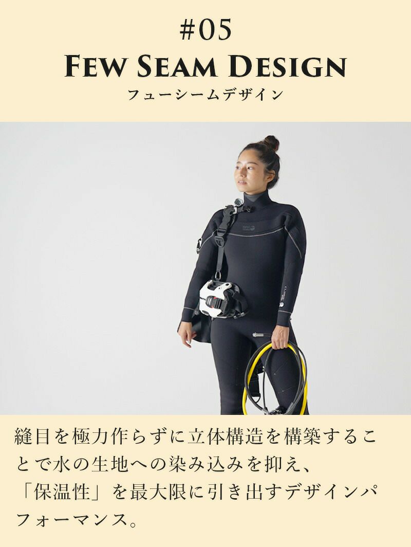 セミドライウェットスーツレディースセミドライスーツ4mm5mmウエットスーツHeleiWahoヘレイワホClassicフルスーツチェストジップサーフィンダイビングスキンダイビングSUPetc