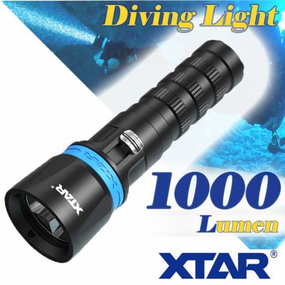 ダイビングライト 大光量 1000 ルーメン 無段階調光 XTAR エクスター DS1 水中ライト  防水 LEDライト フラッシュライト 耐圧 耐久 安全設計 ハンディライト ハンド ライト ダイビング 217000 