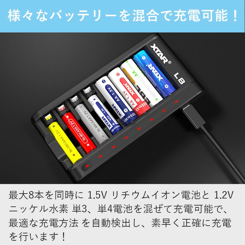 リチウムイオンバッテリー充電器 黒・グレー Amazon | Power Queen 12V20A リン酸鉄リチウムイオンバッテリー