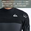 QUIKSILVERクイックシルバーセミドライウェットスーツメンズ5mmx4mmx3mmチェストジップ起毛防寒保温サーフィンウィンターサーフウエットスーツHILINE5/4/3LCZQWT244702