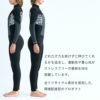 ROXYロキシーセミドライウェットスーツレディース5mmx4mmx3mmチェストジップ起毛防寒保温サーフィンウィンターサーフウエットスーツ5/4/3SWELLSERIESLCZFULLRWT244702