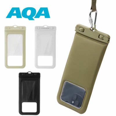 AQA フロートセイバー LNKGSM67 ウォータープルーフ スマホケース ストラップホール付 トラップ付属 小物入れ 海 プール