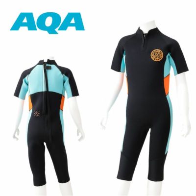 AQA ウエットスーツキッズ 2.5mm KW-4672 ウェットスーツ キッズ 男の子 女の子 サーフィン ダイビング シュノーケリング 冷え対策 保温