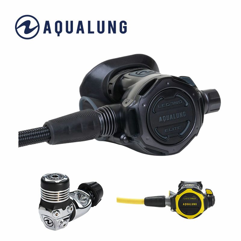 AQUALUNG レジェンド ELITE BLACK EDITION レギュ・オクトセット