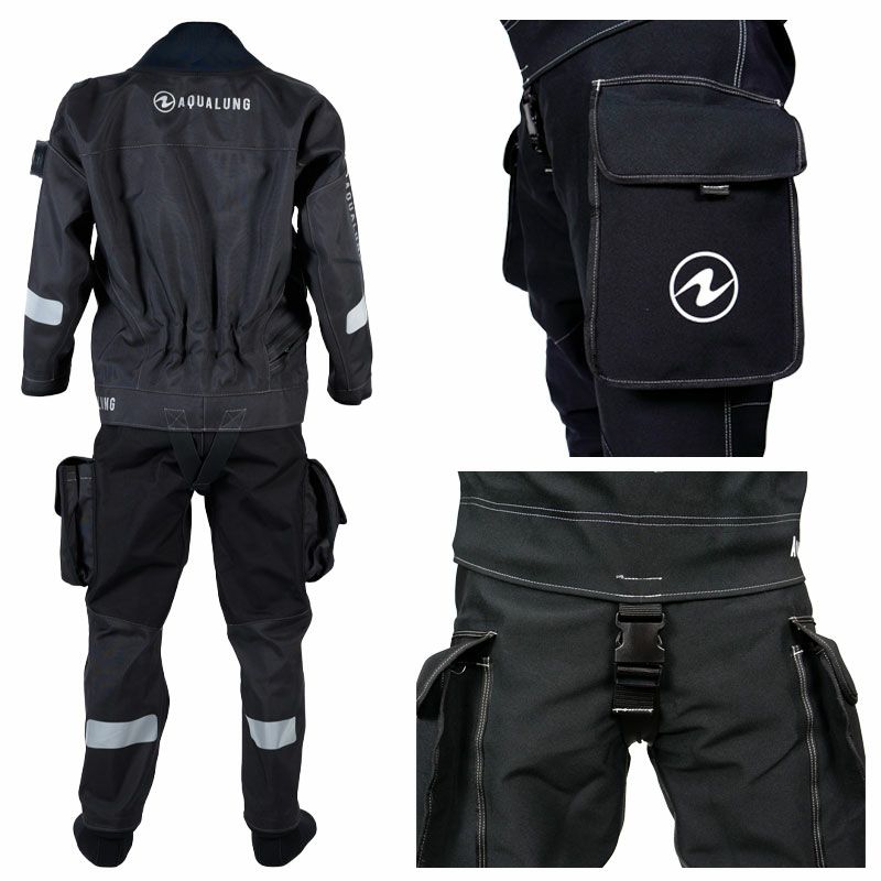 アクアラングシェルドライスーツアラスカンAlaskanDrysuits既製ドライスーツ