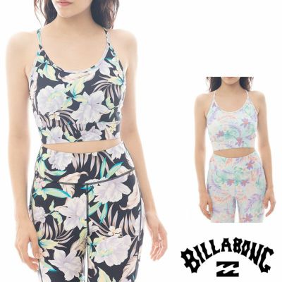 BILLABONG ビラボン ブラトップ レディース 水着 スポーツブラ ACTIVE BRA TOP BF013880 吸水 速乾 ストレッチ UVカット サーフ サーフィン ヨガ フィットネス ウェットスーツ インナー