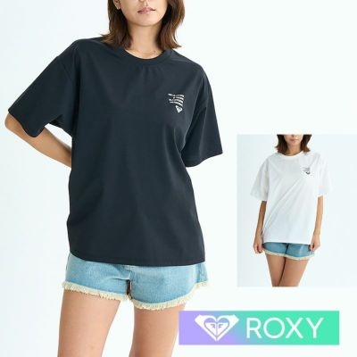ROXY ロキシー ラッシュガード レディース 半袖 Tシャツ ラッシュTシャツ HISTORICAL LOGO LINE RLY252020 水陸両用 体型カバー UVカット 速乾 水着 サーフ サーフィン ブランド