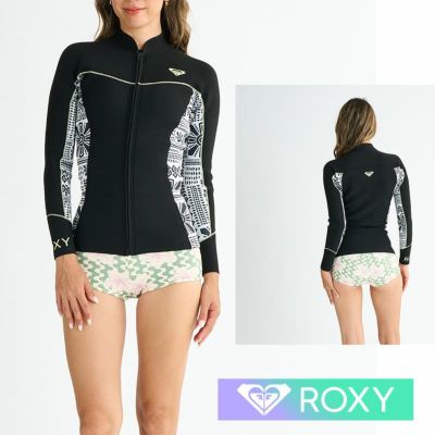ROXY ロキシー レディース ウェットスーツ 2mm ジャケット タッパー 長袖 2.0 SWELL SERIES FZ LS JKT RWT251706 ウエットスーツ  フロントジップ トップス サーフ サーフィン ブランド