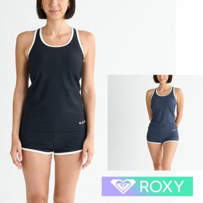 ROXY ロキシー 水着 レディース タンキニ DEEP WATER RSW251001 ラッシュガード サーフパンツ セットアップ ウェットスーツ インナー タンクトップ ボードショーツ サーフ サーフィン ブランド