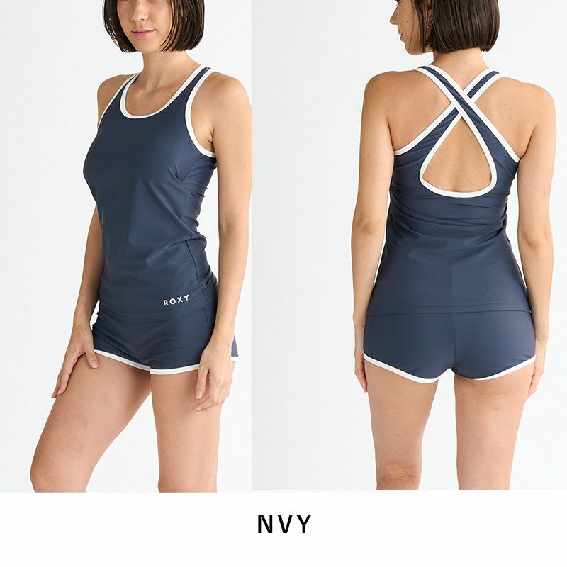 ロキシー セパレート水着 タンキニ Sサイズ OUTLET】Roxy DEEP WATER ウィメンズ 水着 タンキニセット
