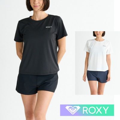 ROXY ロキシー 水着 レディース 3点セット ラッシュガード Tシャツ ブラトップ サーフパンツ ROXY STEP RSW251002 ラッシュT スポーツブラ ボードショーツ セットアップ ウェットスーツ インナー サーフ サーフィン 
