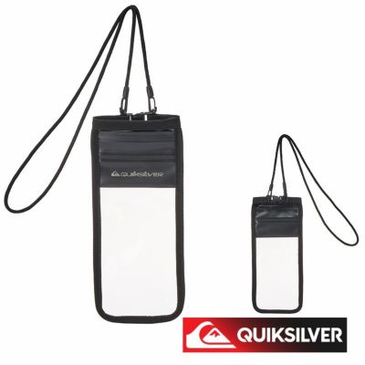 QUIKSILVER クイックシルバー防水ケース ウォータープルーフ スマートフォン ケース スマホケース MOBILE CLEAR CASE QBG252304 防水 耐水 素材 小物入れ サーフ サーフィン ブランド