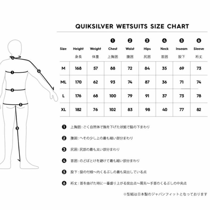 QUIKSILVER HIGHLINE 3/2 CZ FULL QWT251701