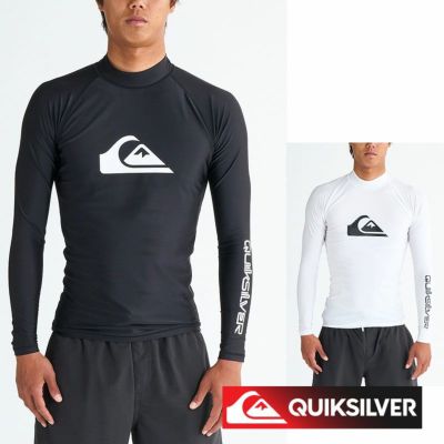QUIKSILVER クイックシルバーラッシュガード 長袖 メンズ ALL TIME LR QLY251001 速乾 UVカット ストレッチ プルオーバー フード無し ウェットスーツ インナー