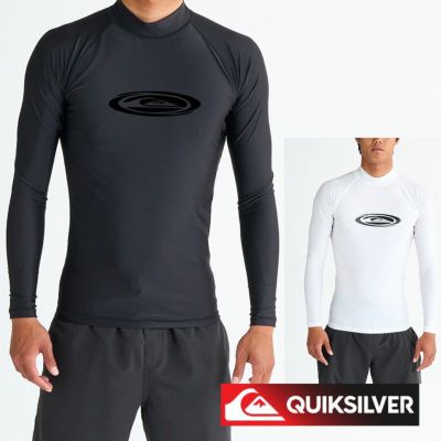 QUIKSILVER クイックシルバーラッシュガード 長袖 メンズ TWISTED LR QLY251003 速乾 UVカット ストレッチ プルオーバー フード無し ウェットスーツ インナー