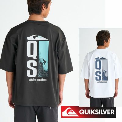 QUIKSILVER クイックシルバーラッシュガード 半袖 メンズ Tシャツ ラッシュT GW QUIK DROP SS QLY251014 速乾 UVカット ストレッチ プルオーバー フード無し 体型カバー ラッシュTシャツ