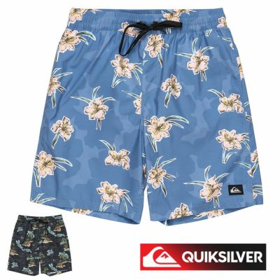 QUIKSILVER クイックシルバーサーフパンツ メンズ ボードショーツ 水着 EVERYDAY STRAIGHT VL 19 QBS251001 サーフ サーフィン ブランド  19インチ 撥水 サイドポケット インナー付き